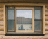 Пластиковые и деревянные окна на даче